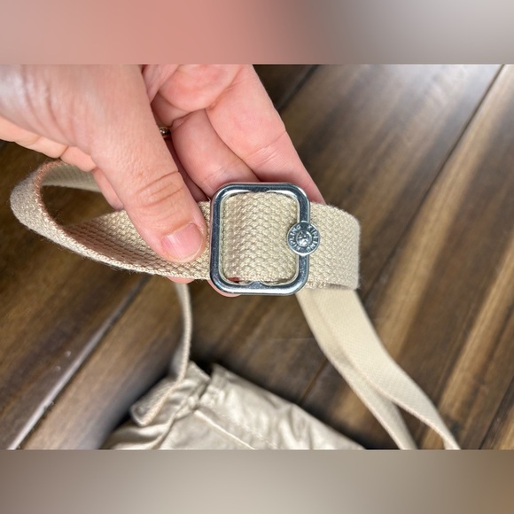 Beige Gold Kipling Crossbody Messenger Purse Handbag Bag Gorilla Keychain y2k - Picture 8 of 8